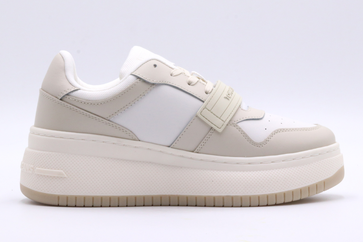 JEANS■Retro Basket Flatform Velcro スニーカー Tommy Jeans Retro Basket Flatform Velcro Γυναικεία Sneakers